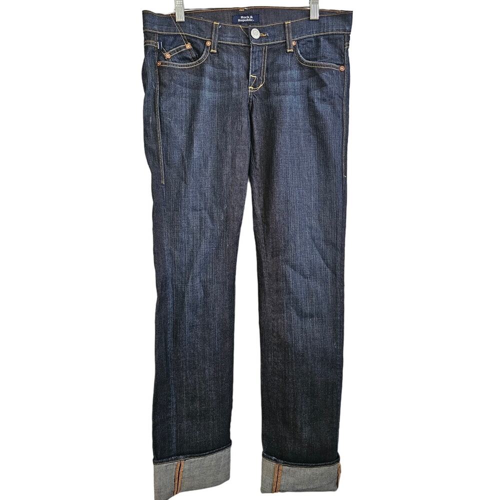 Rock & Republic Low Rise Cropped Jeans Cotton Size 28